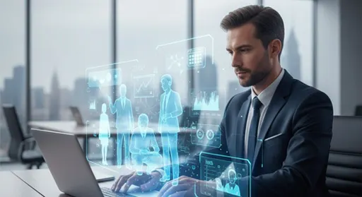 Engineers collaborating with real-time data insights