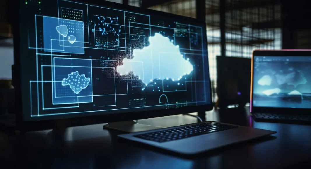 Engineers collaborating with real-time data insights
